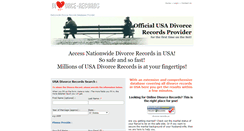 Desktop Screenshot of divorce-records.us